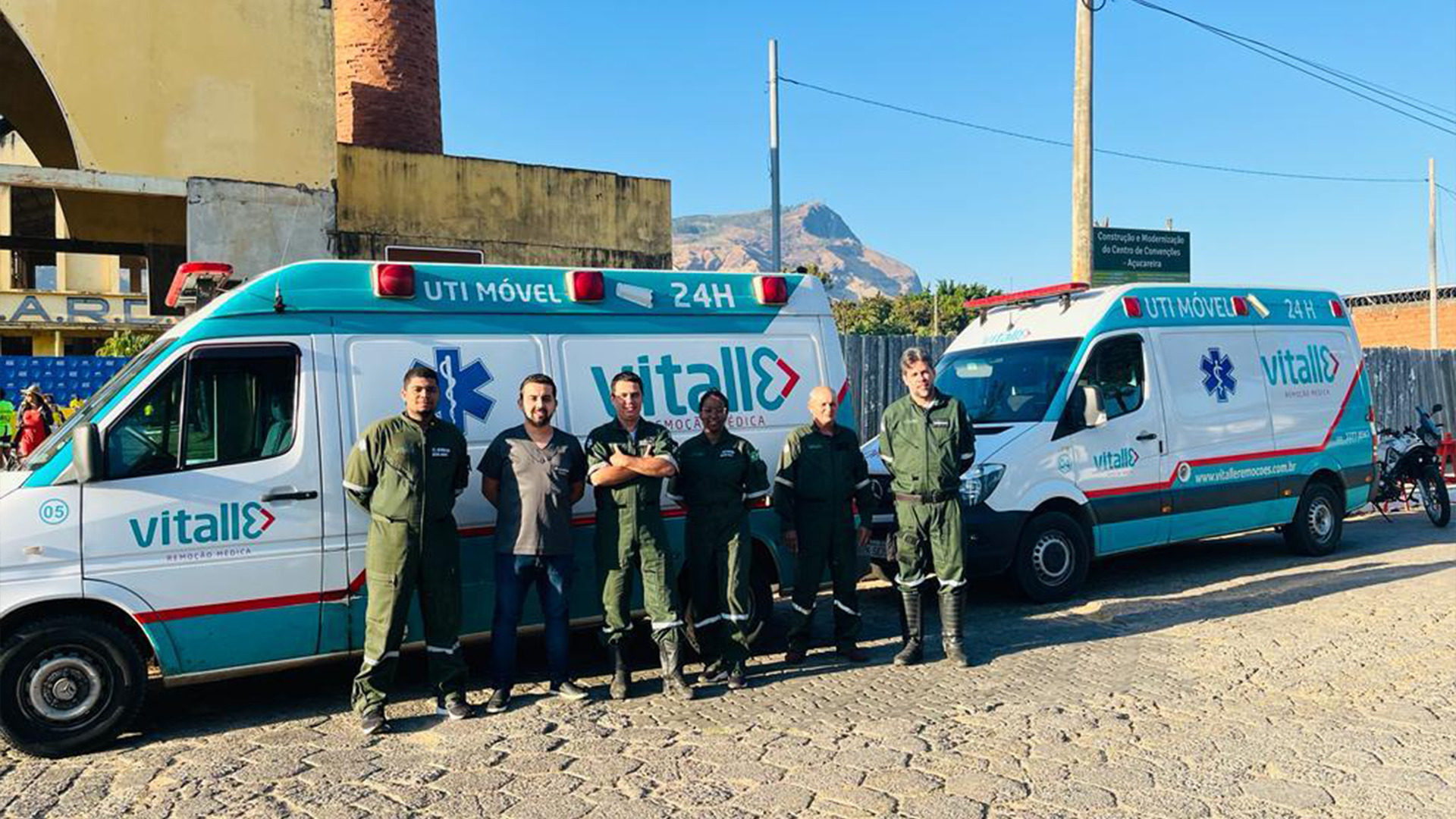 Ambulância UTI móvel Vitalle em Governador Valadares