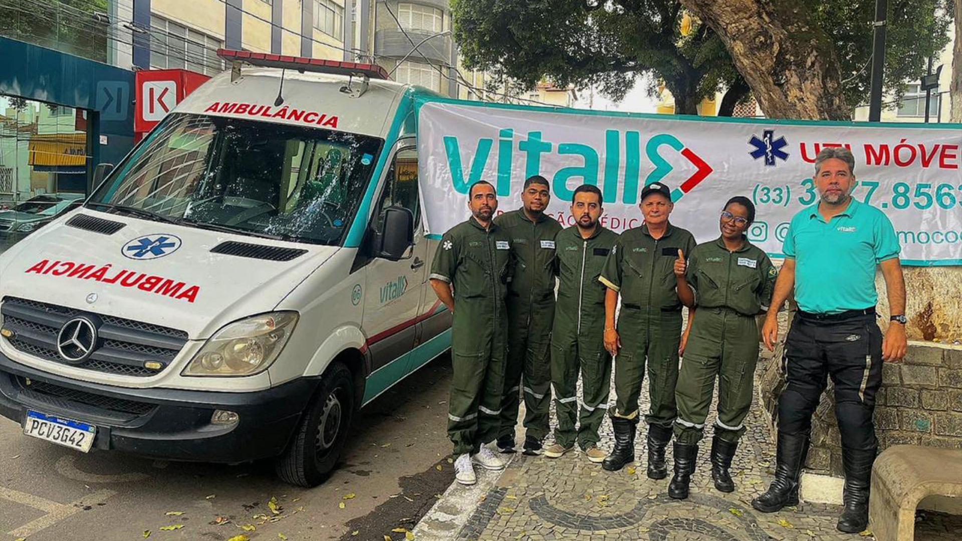 Ambulância UTI móvel Vitalle em Governador Valadares