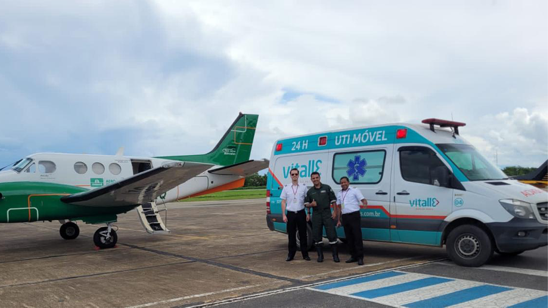 Ambulância UTI móvel Vitalle em Governador Valadares